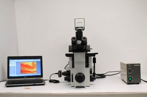 Olympus IX70 Inverted Fluorescence Phase Contrast Microscope Pred IX73