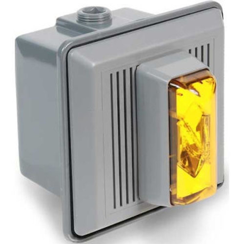 Edwards Signaling 868Stra-Aq Surface Mount Horn Strobe For Outdoor Use 24V Ac/Dc Amber