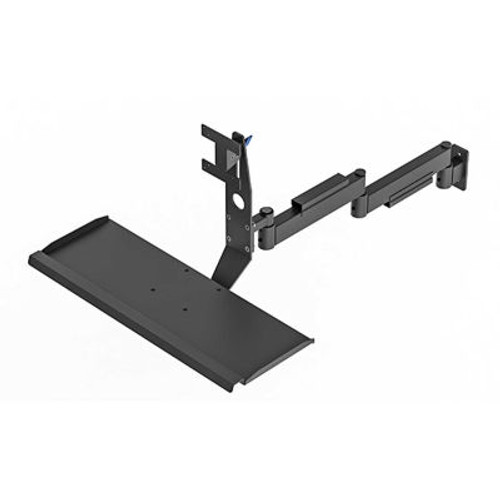 Dectron Industrial Ultra Flex 180 Monitor Mount With Integrated Keyboard Tray Dectron Industrial Ultra Flex 180 Monitor Mount With Integrated Keyboard Tray