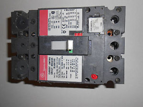 GE SPECTRA SELA36AT0100 100 AMP 600 VOLT CIRCUIT BREAKER