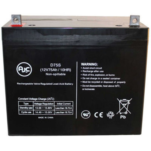 AJC- Pride Jazzy 1170 XL 12V 75Ah Scooter Battery