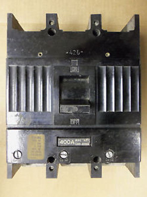 GE TJK TJK636F000 400 AMP TRIP 3 POLE CIRCUIT BREAKER