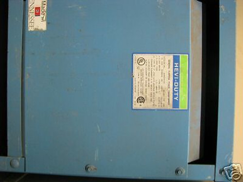 Hevi Duty 14 KVA 460 X 460/266 3 Phase Transformer - T41