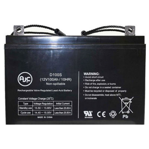 Ajc- Pride Mobility Pmv600 Wrangler 12V 100Ah Scooter Battery