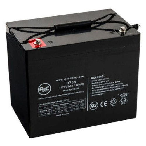 AJC- Quantum Rehab Q6000Z B 12V 75Ah Wheelchair Battery