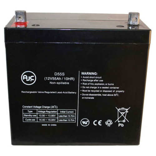 AJC- Ortho-Kinetics Sierra MK UNIGYHR1500S 12V 55Ah Wheelchair Battery