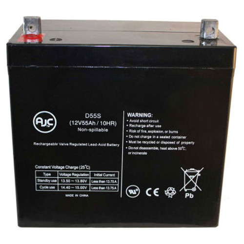 AJC- Power Cell PC12500 12V 55Ah Wheelchair Battery