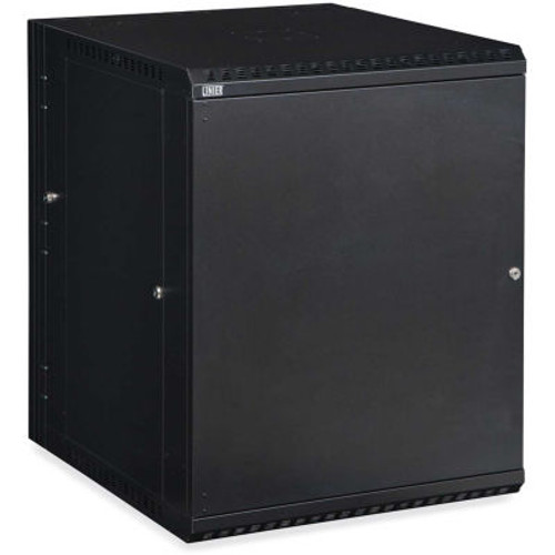 Kendall Howard&#8482; 15U Linier- Swing-Out Wall Mount Cabinet - Solid Door