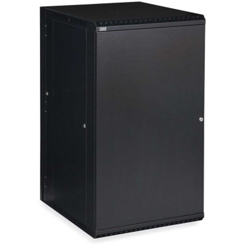 Kendall Howard&#8482; 22U Linier- Swing-Out Wall Mount Cabinet - Solid Door