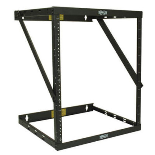 Tripp Lite 8U/12U/22U Expandable SmartRack Switch-Depth Wall-Mount 2-Post Open Frame Rack