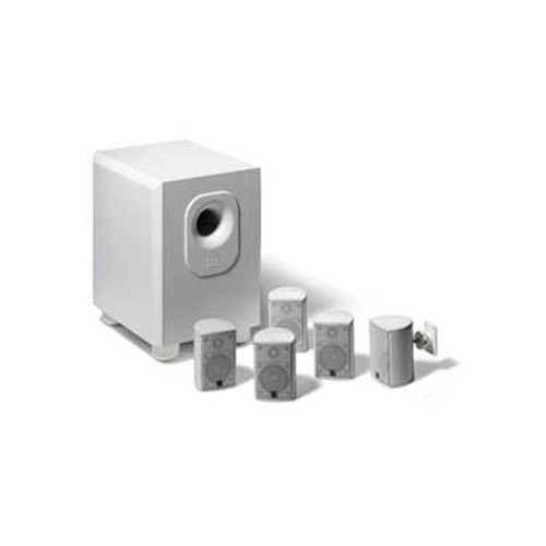 Leviton Aeh50-Wh Jbl 5-Channel Surround Sound Home Cinema Speaker System, White Leviton Aeh50-Wh Jbl 5-Channel Surround Sound Home Cinema Speaker System, White