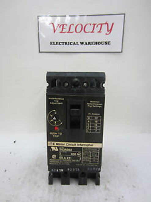 SIEMENS ITE E63A002 3POLE 2AMP 480VOLT CIRCUIT BREAKER