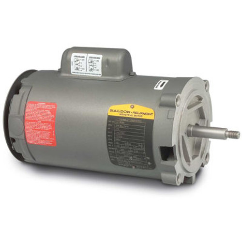 Baldor-Reliance Pump Motor, Jl1205A, 1 Phase, 0.33 Hp, 115/230 Volts, 3450 Rpm, 60 Hz, Open, 56J