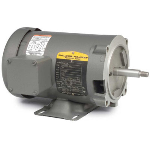 Baldor-Reliance Pump Motor, Cjm3115, 3 Phase, 1 Hp, 230/460 Volts, 3450 Rpm, 60 Hz, Open, 56J