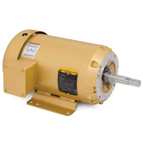 Baldor-Reliance Pump Motor, Ejmm3615T-G, 3 Phase, 5 Hp, 208-230/460 V, 1800 Rpm, 60 Hz,Tefc,184Jm