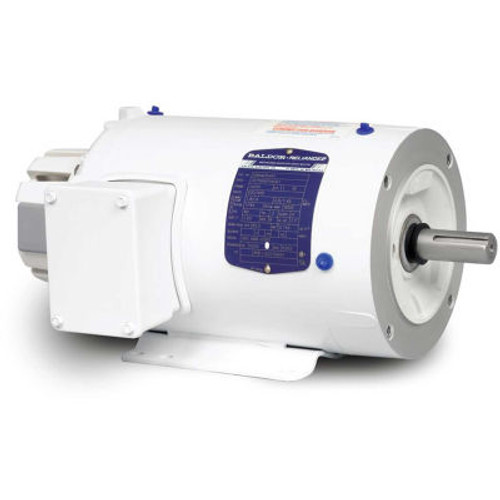 Baldor-Reliance Washdown Motor Zdwnm3546T, 3 Phase, 1 Hp, 1745 Rpm, 230/460 Volts, Tenv, 143Tc Fr