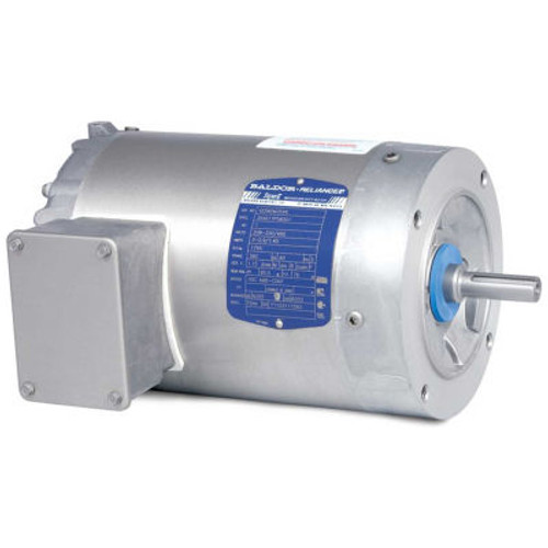 Baldor-Reliance Washdown Motor Veswdm3554, 3 Phase, 1.5 Hp, 1755 Rpm, 208-230/460 Volts, Tenv,56C Fr