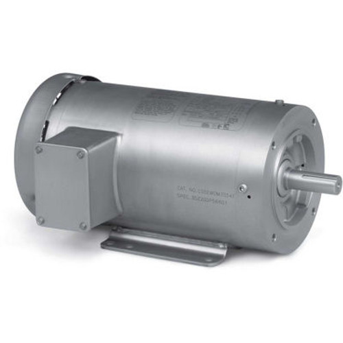 Baldor-Reliance Washdown Motor Cssewdm3556, 3 Ph, 1 Hp, 1155 Rpm, 208-230/460 V, Tefc, 56C Fr