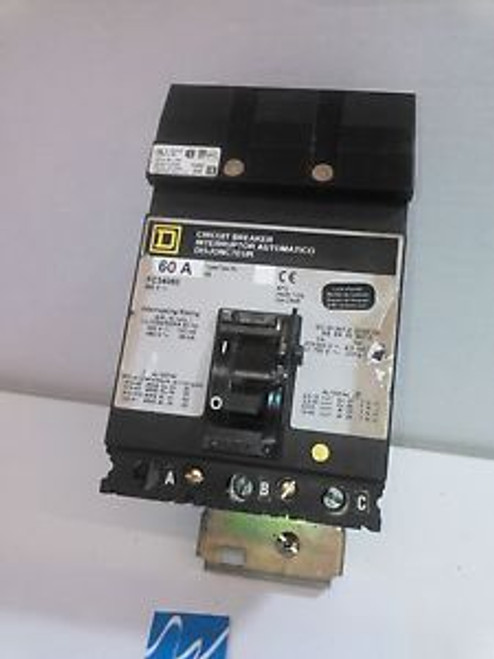 Square D FC34060  60 amp 480 volt I line circuit breaker  65kA at 480 volt