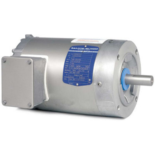 Baldor-Reliance Washdown Motor Vswdm3542, 3 Phase, 0.75 Hp, 1750 Rpm, 230/460 Volts, Tenv, 56C Fr