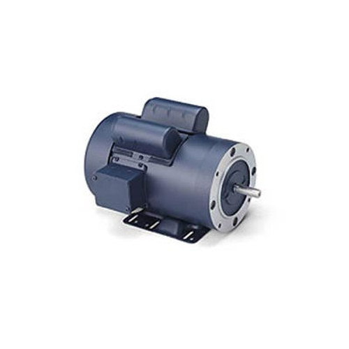 Leeson Motors-3HP, 115/208-230V, 1740RPM, TEFC, Rigid C Mount, 1.0 SF, 77 Eff.