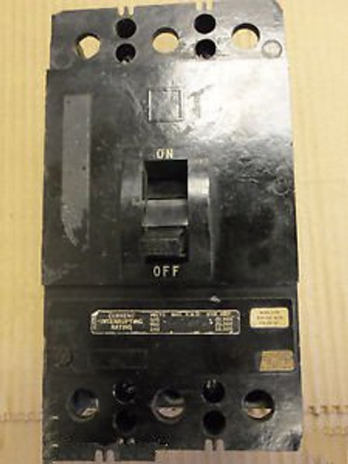 Square D KAL KAL36225 BLACK FACE Circuit Breaker chipped