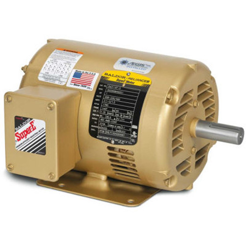 Baldor-Reliance EM31120 1.5HP 3600RPM 56 Frame 3PH 230/460V, ODP, Rigid, Premium Efficiency