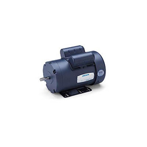 Leeson Motors-1HP, 115/208-230V, 1725RPM, TEFC, Rigid Mt, 1.15 SF, 75 Eff.