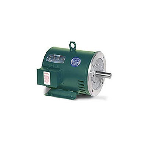 Leeson 132082.00, Premium Eff., 5 HP, 1760 RPM, 208-230/460V, 184TC, DP, C-Face Rigid