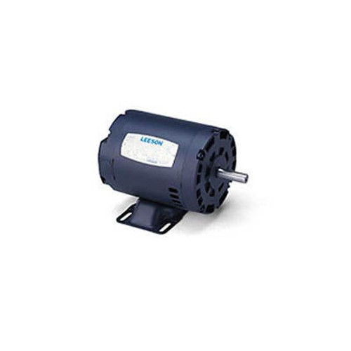 Leeson 171575.60, Premium Eff., 5 HP, 1180 RPM, 208-230/460V, 215T, DP, Rigid