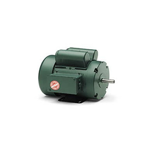 Leeson Motors-1/3HP, 115/208-230V, 1725RPM, TEFC, Rigid Mount, 1.15 SF, 76 Eff.