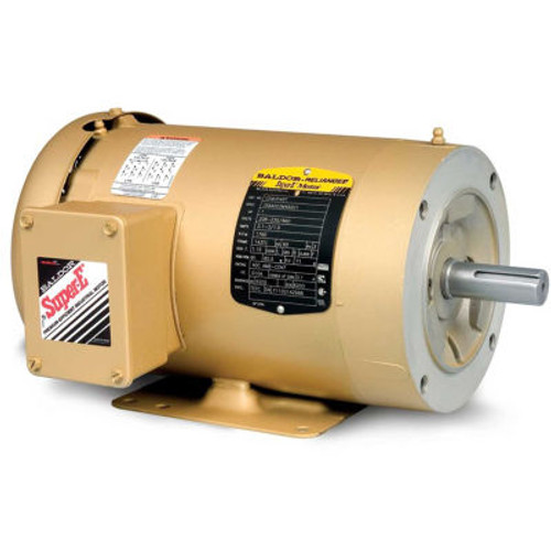 Baldor-Reliance Motor CEM3610T, 3HP, 3500RPM, 3PH, 60HZ, 182TC, 3624M, TEFC, F1