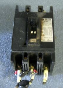 TOSHIBA E10 75A, 600V, 3 POLE CIRCUIT BREAKER