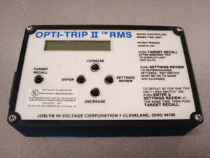 USED Joslyn Hi-Voltage Opti-Trip II RMS Adjustable Trip Unit