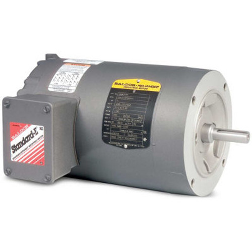 Baldor-Reliance Motor VNM3537, .5HP, 3450RPM, 3PH, 60HZ, 56C, 3516M, TENV, F1