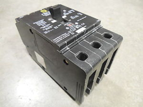 USED Square D EDB34100 Circuit Breaker 100 Amps 480VAC