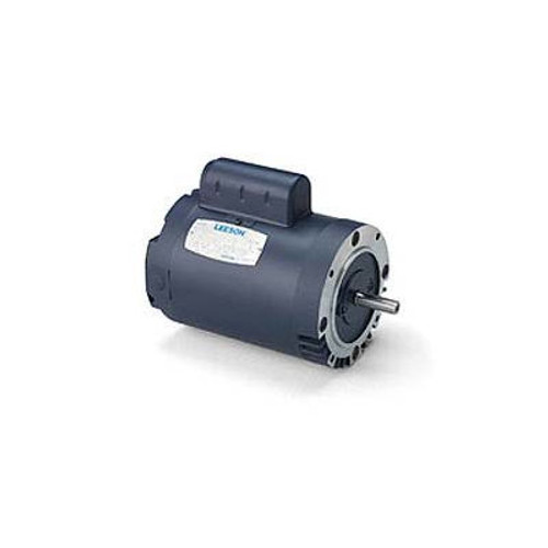 Leeson Motors Single Phase General Purpose Motor 5HP, 3490RPM, 184, DP, 208-230V, 60HZ, 1.15SF Leeson Motors Single Phase General Purpose Motor 5HP, 3490RPM, 184, DP, 208-230V, 60HZ, 1.15SF