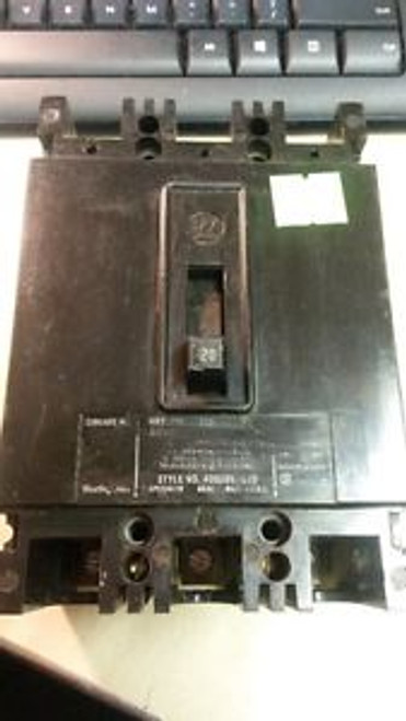 Westinghouse EHB3020L 20A Circuit Breaker 480V- Type 4993D67G35