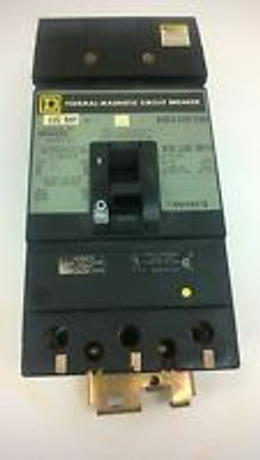 Square D 225 Amp Thermal-Magnetic Circuit Breaker 600 Volt