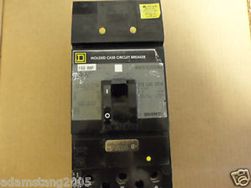 Square D KA KA36150 3 pole 150 amp circuit breaker gray scratched label