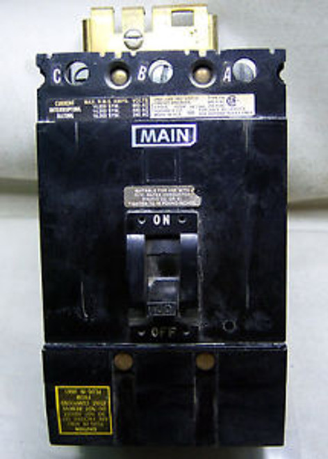 (0247) Square D Circuit Breaker FA36100 100A 3P 600V