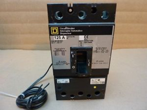 Square D Circuit Breaker KAL361251021, 125 Amp 33884