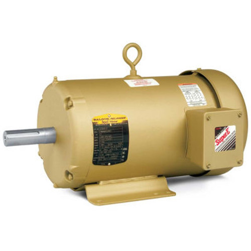 Baldor-Reliance F-2 Mount Motor, EFM3611T, 3 PH, 208-230/460 V, 3 HP, 1760 RPM, TEFC, 182T Frame