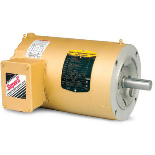 Baldor-Reliance General Purpose Motor, 230/460 V, 0.75 HP, 1750 RPM, 3 PH, 56C, TENV