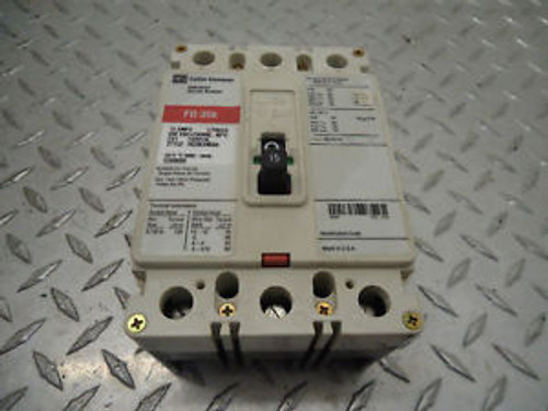 CUTLER HAMMER FD3015L 15A CIRCUIT BREAKER