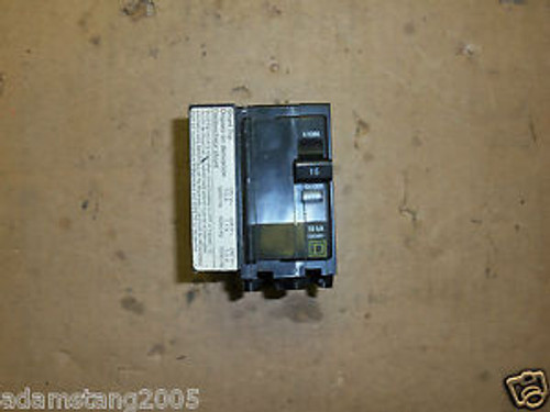 SQ D QOB QOB2151021 2 POLE 15 AMP SHUNT TRIP CIRCUIT BREAKER QOB215-1021 BOLT ON