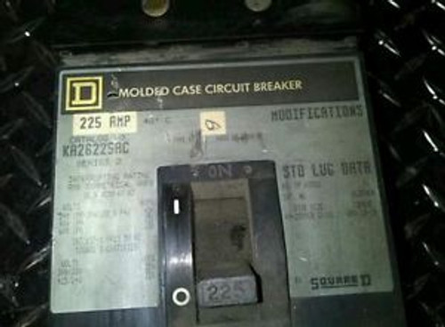 Square D , KA26225AC, 225a breaker