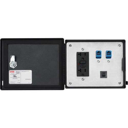 Hoffman HDP5ETHETH, INTERSAFE&#8482; Data Interface Ports for Ethernet Protocol, Steel