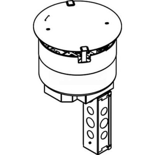 Wiremold 8STCP Poke-Thru Pre-Wired Stem Assembly, 8"