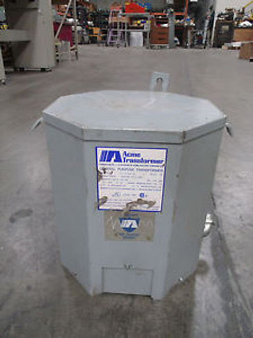 ACME 10 KVA Transformer T-2-53516-3S  1 Ph Pri 240 x 480 Sec 120/240